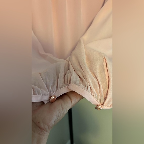 TED BAKER
Ruched Silk High Neck Blouse In Bright Pink - Picture 10 of 11